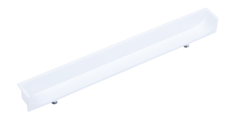 Hide Inset Hdl ZA Matt White 128mm cc