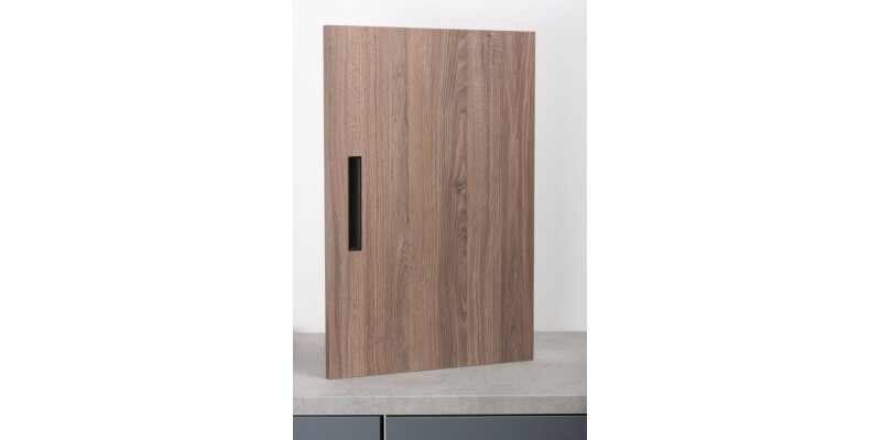 Cubic Inset Hdl ZA Matt Black 160mm