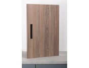 Cubic Inset Hdl ZA Matt Black 160mm