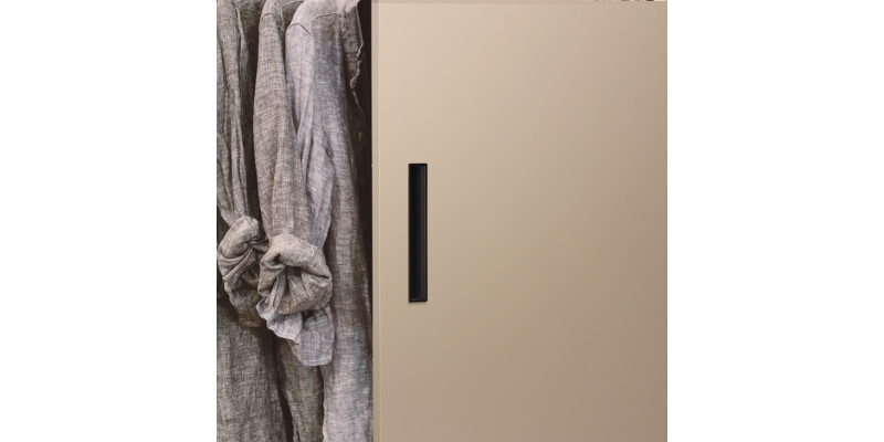 Cubic Inset Hdl ZA Matt Black 160mm