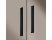 Cubic Inset Hdl ZA Matt Black 160mm