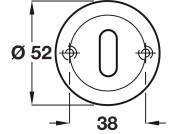 Space Escutcheons Std KW 304 PSSS