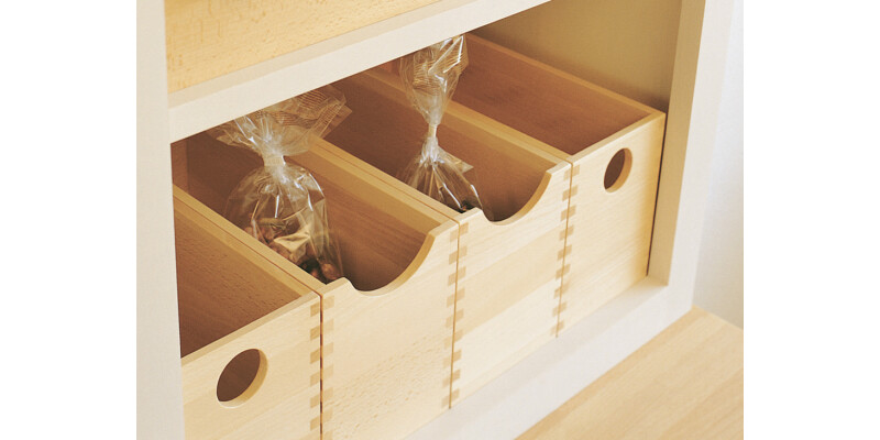 Oak Storage Box Set 115x250x150mm (x4)