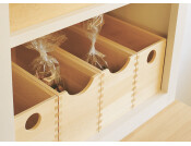 Oak Storage Box Set 115x250x150mm (x4)