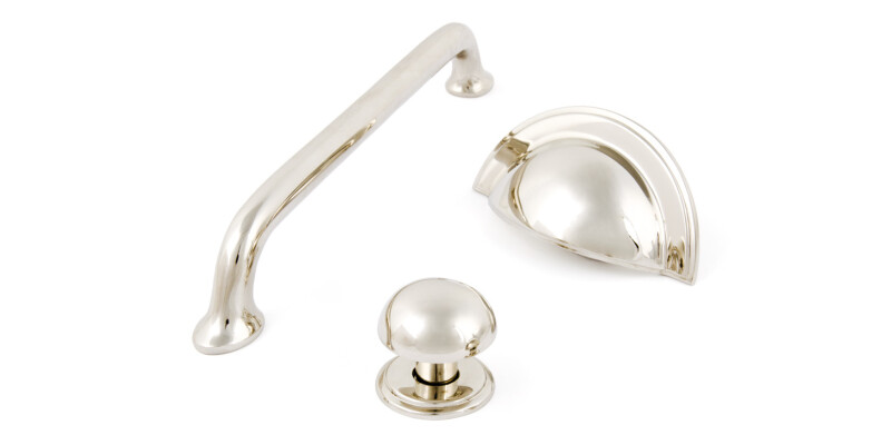 Ironbridge Knob Brass Pol Nkl D32x34mm