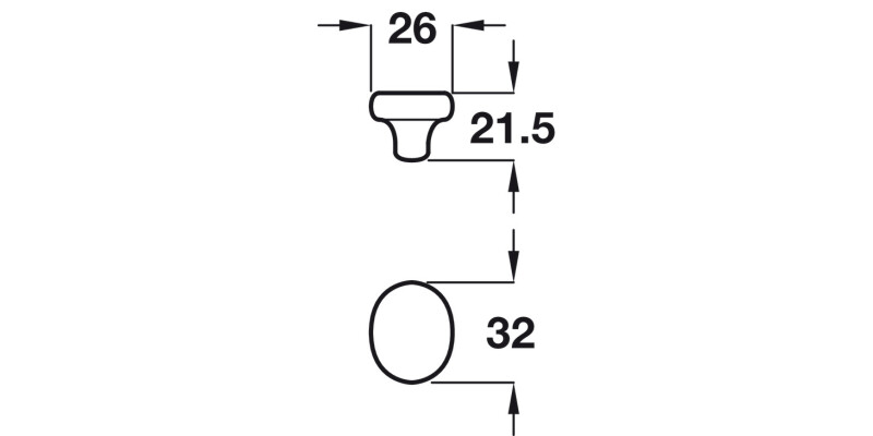 Floyd Knob ZA SS Effect 32x26x21.5mm