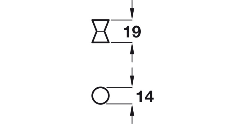 Egg Timer Knob Alu Pol Nickel D14x19mm