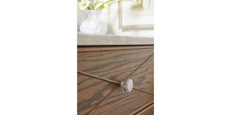 Oberon Knob ZA Pol Nickel D35x30mm