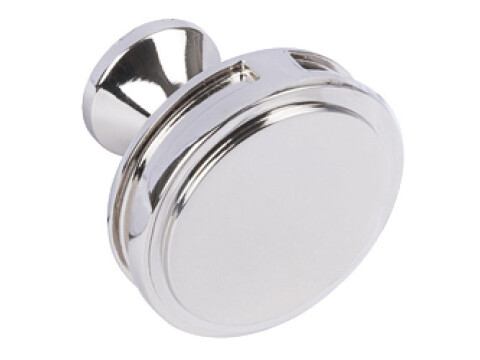 Oberon Knob ZA Pol Nickel D35x30mm