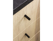 Graf 2 Cyl Knob Alu Inox D10x33mm