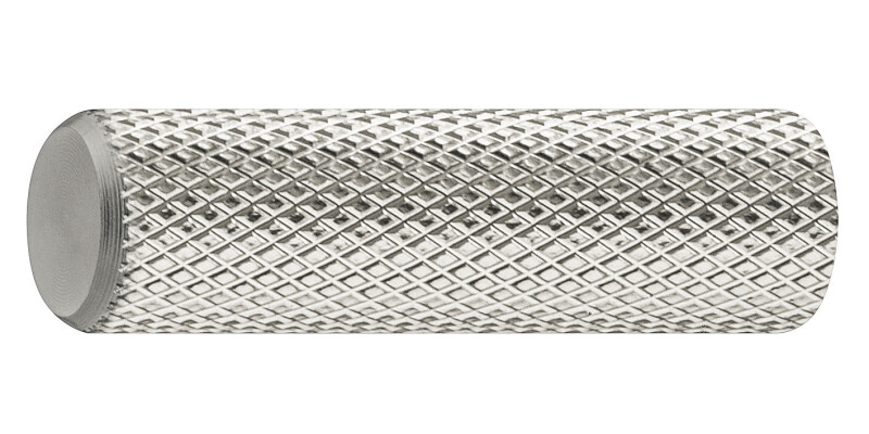 Graf 2 Cyl Knob Alu Inox D10x33mm